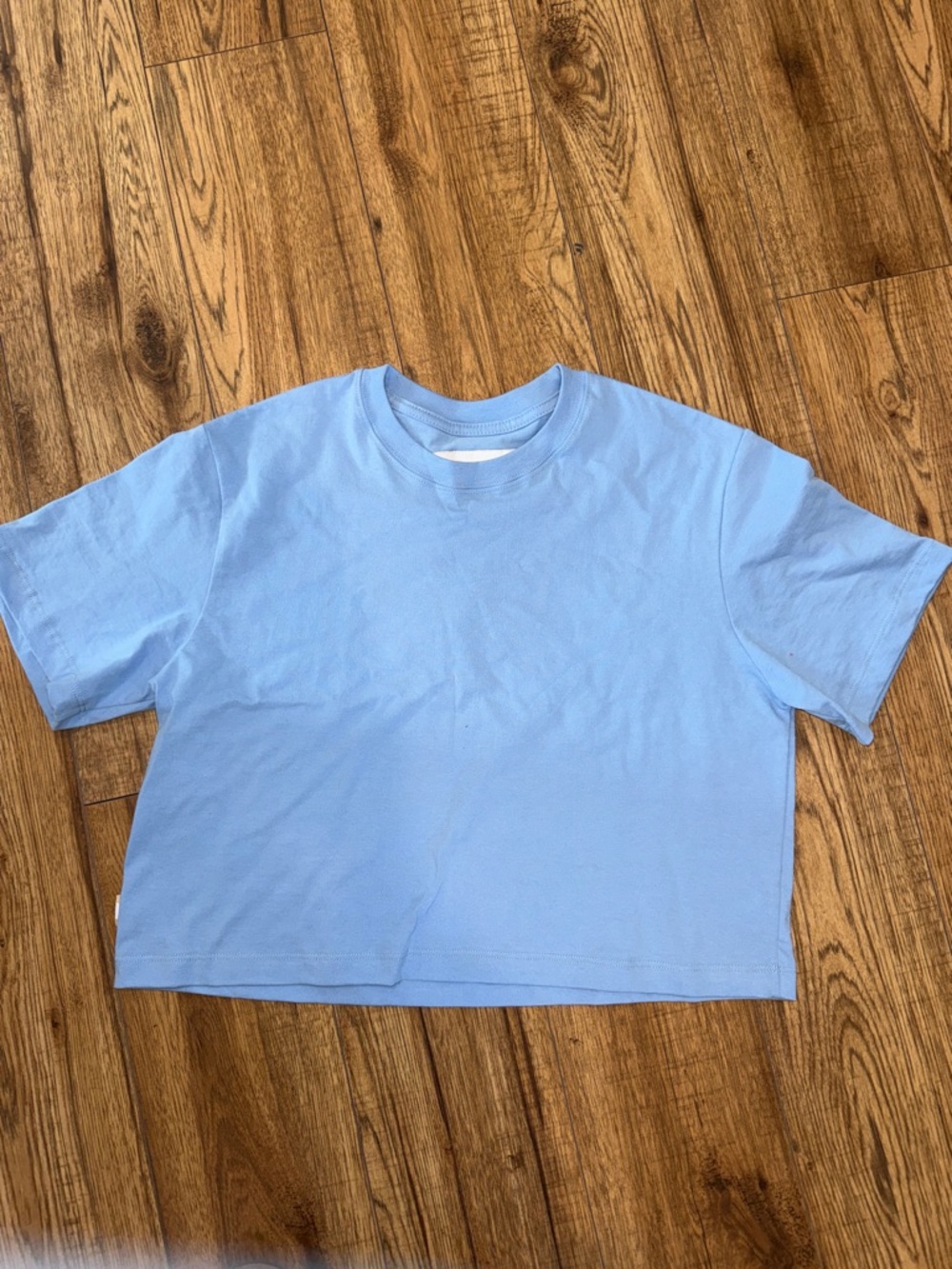 Province of Canada Light Blue Cropped Tee